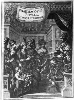 Pharmacopée royale galénique et chimique, 1676 ; © FDD