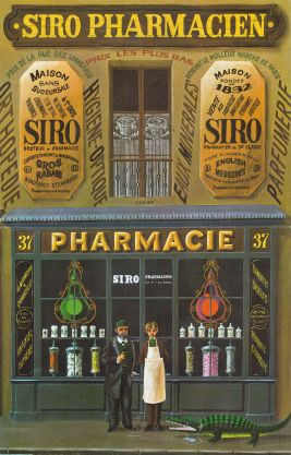Pharmacie du XIXe siècle ; © Sanofi-Aventis ; © FDD