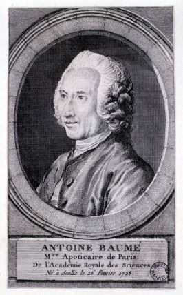 1967.2.1348 estampe Antoine Baumé Maître apothicaire de Paris de l'Académie Royale des Sciences. Né à Senlis le 26 février 1728.